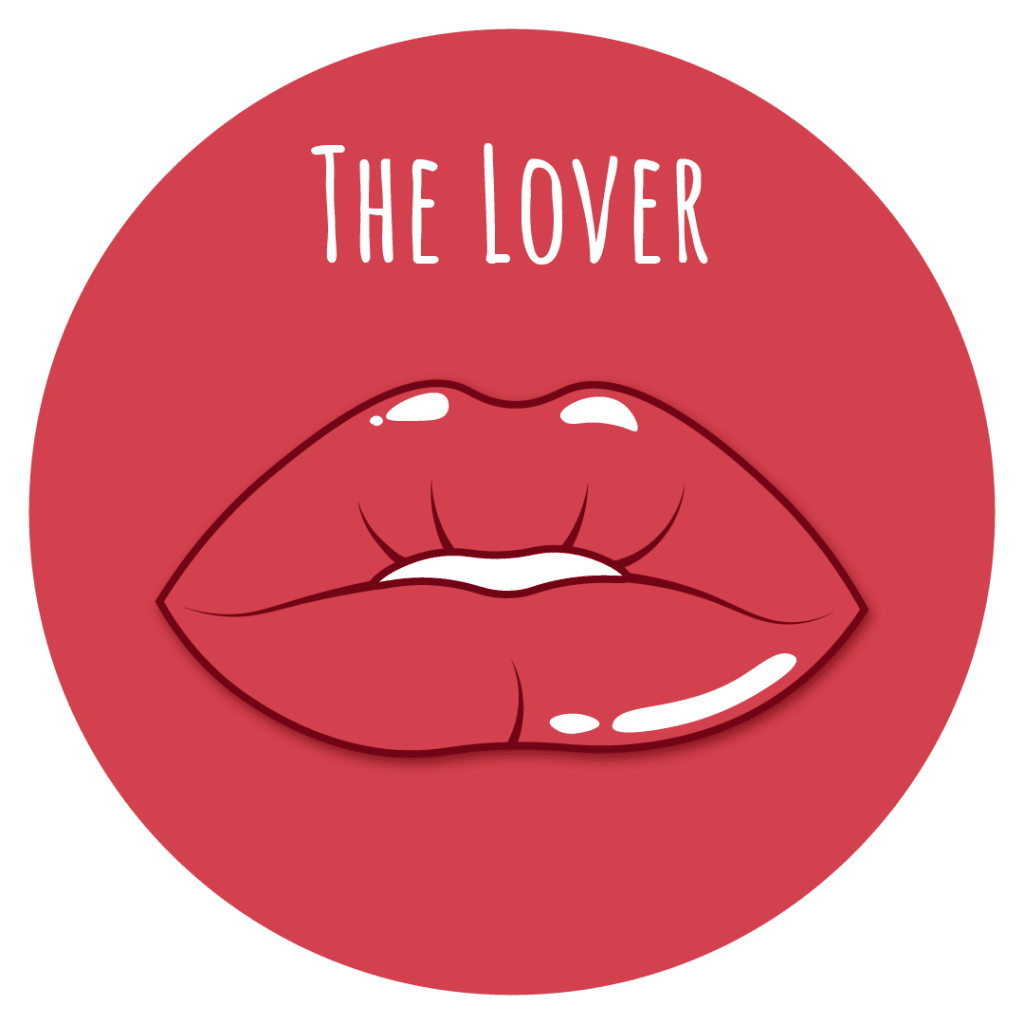 The lover brand archetype icon.