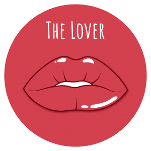 The lover brand archetype icon.
