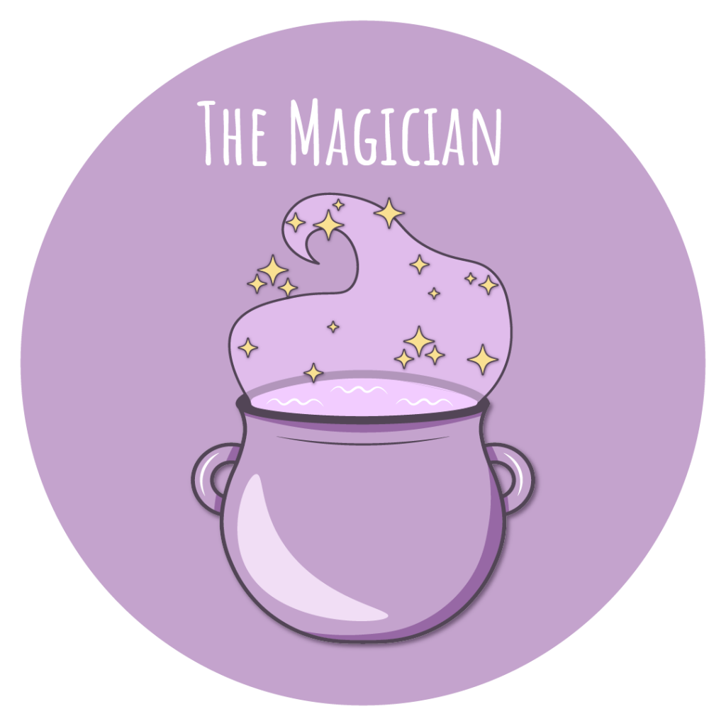 The magician brand archetype icon.